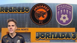 JAGUARES VS RACING DE VERACRUZ JORNADA 3 LIGA PREMIER [upl. by Kinney]