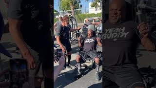 Arnold Schwarzenegger Venice Beach schwarzenegger venicebeach musclebeach [upl. by Mloc290]