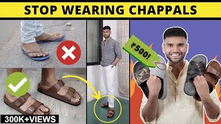 BEST SLIDERS amp Chappal For Men In INR800  Best Flip Flops For Men  BeYourBest Fashion by San Kalra [upl. by Arikahc]