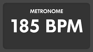 185 BPM  Metronome [upl. by Atnuahc]