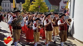 Erntedankfest Gochsheim der Festumzug 2018 [upl. by Ydnolem]