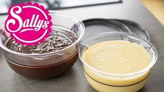 SchokoladenGanache Grundrezept  Herstellung Verwendung Aufbewahrung  Cake Basics  Sallys Welt [upl. by Eelnyl]