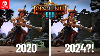 Torchlight 3 2024  Nintendo Switch Gameplay [upl. by Alemat922]