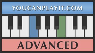 The Entertainer  Advanced Piano Lesson Tutorial [upl. by Georas]