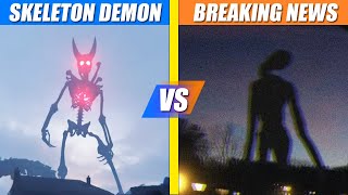 Giant Skeleton Demon vs Breaking News  SPORE [upl. by Omrelliug411]