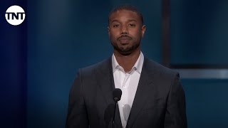 Michael B Jordan Tribute to Denzel Washington  AFI 2019  TNT [upl. by Hassi]