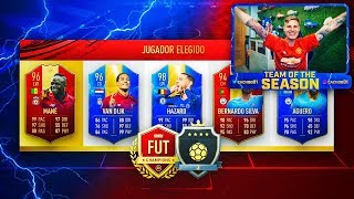 MI INCREIBLE RECOMPENSA ELITE DE FUT CHAMPIONS  TOTS PREMIER FIFA 19 [upl. by Esile]