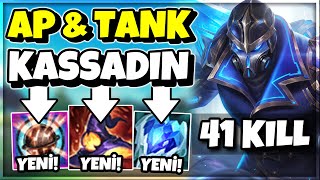 İNANILMAZ YENİ KASSADİN BUİLDİ  Tank AP Can Çalma PENTAKİLL  KassadinsCreed [upl. by Kcirred]