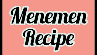 Menemen Recipe CWK [upl. by Alokin]