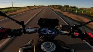 Yamaha MT07 A2 stock  Gopro hero 11 4k 60fps pov [upl. by Annahvas]