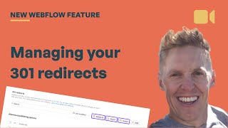 New Webflow Update 301 redirect management [upl. by Anivlem408]