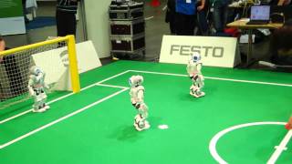 RoboCup German Open 2011 HTWK StEllingen 1st half [upl. by Andromede]