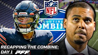 2024 NFL Combine Day One Recap  PFF [upl. by Robison84]