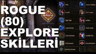 KNİGHT ONLİNE ROGUE EXPLORE SKİLLERİ [upl. by Sikes]