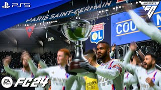 FC 24  Lyon vs Paris SG  Coupe de France 2024 Final Match  PS5™ 4K60 [upl. by Lorenza603]