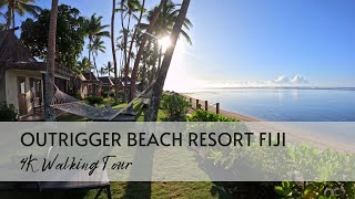 Outrigger Beach Resort Fiji 4K Walk the resort [upl. by Vardon546]