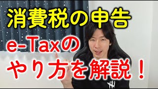 【インボイス制度】フリーランス・個人事業主の消費税（2割特例）の確定申告！eTaxのやり方を解説します！【確定申告書等作成コーナー】 [upl. by Elocel]