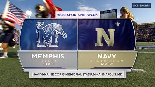 Highlights Navy Football vs Memphis 92124 [upl. by Turne]