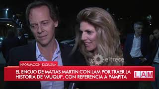 ¡Recaliente Matías Martin se cruzó muy fuerte con la cronista de LAM [upl. by Vida]