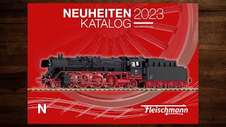 Fleischmann Neuheiten 2023 – Modellbahn Katalog Spur N [upl. by Hsetih]