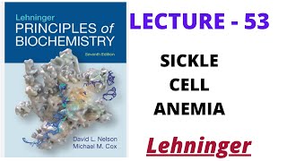 Sickle cell anemia  lecture  53  lehninger biochemistry [upl. by Josephina]