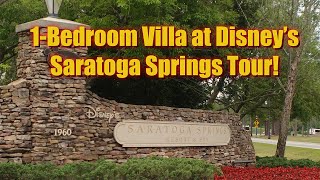 1Bedroom Villa at Disneys Saratoga Springs Resort [upl. by Eralcyram831]