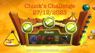 Angry Birds 2 Daily challenge today Chuck’s 27122023 [upl. by Spearing]