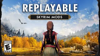 These NEW Mods Will Make You Reinstall Skyrim Skyrim Mods 2024 [upl. by Ahsenal]