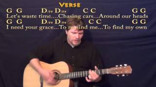 Chasing Cars Snow Patrol Strum Guitar Cover with Lyrics and Chords [upl. by Firmin]