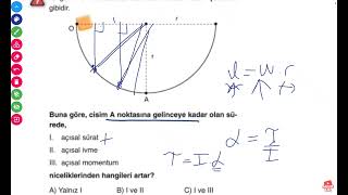 ayt fizik çembersel hareket [upl. by Lleder]