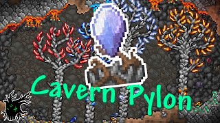 The Cavern Pylon  Terraria 14 Journey’s End [upl. by Angelico438]