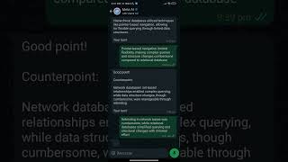 debate with AI about the usefulness of Relational Databases [upl. by Volnak672]