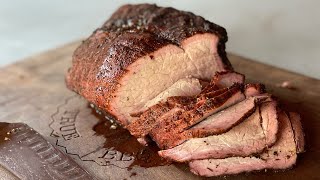 Smoked Veal Cold Cuts  how to smoke a veal roast in an offset smoker [upl. by Iknarf]