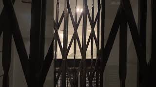 100 years old plus Gated Elevator Made by London in Singapore around Raffles Place [upl. by Okechuku]