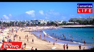 📹🔴 LIVE WEBCAM from Costa Teguise Lanzarote [upl. by Ynner]