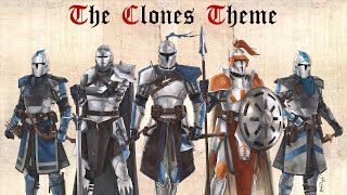 Star Wars The Clones Theme  EPIC MEDIEVAL STYLE [upl. by Lanahtan]