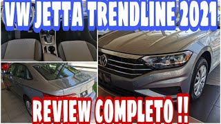 vw jetta 2021 trendline  review completo  interior y exterior  en español [upl. by Namsu576]