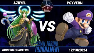 Gran Torino Tournament 21  Azryel Hero Palutena vs Psyvern Mario  Winner Quarters [upl. by Acinoreb]