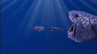 bloop vs mosasaurus vs dunkleosteus [upl. by Nyrahs620]