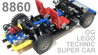 Vintage LEGO Technic 8860 Car Chassis Review [upl. by Lehmann]