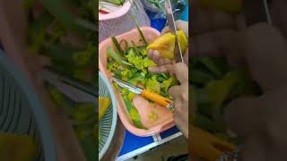 Asmr vegetable cutting sound asmrcutting cuttingskills relaxingsounds shorts [upl. by Ilrebmyk]