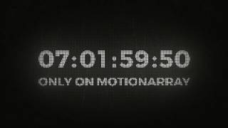 Countdown Clock After Effects Templates [upl. by Nosremaj]