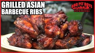 How to Grill Asian Style BBQ Ribs  Recipe [upl. by Jola77]