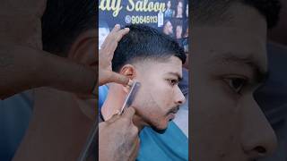 MIDDLE PART TAPER FADE HAIRCATING 💈Taper fade hairstyleLow fade taper hair trending low fade [upl. by Leay708]