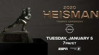 The 2020 Heisman Trophy Ceremony Full Broadcast HD [upl. by Bruno730]