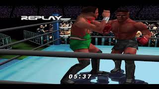 Mike Tyson vs Akebono  ShootStyle Virtual Pro Wrestling 2 N64 [upl. by Azenav]