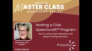 Hosting Speechcraft with Sheryl Roush [upl. by Nodnelg]