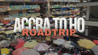 A DAY TRIP TO HO FROM ACCRA WITH ITS TWISTS AND TURNS  YayraRose [upl. by Eceinert]