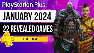 PlayStation Plus Extra January 2024 Games  PS Plus Extra January 2024 [upl. by Adanar]