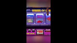 First Spin Jackpot Handpay 100 Wheel of Fortune [upl. by Corbett518]